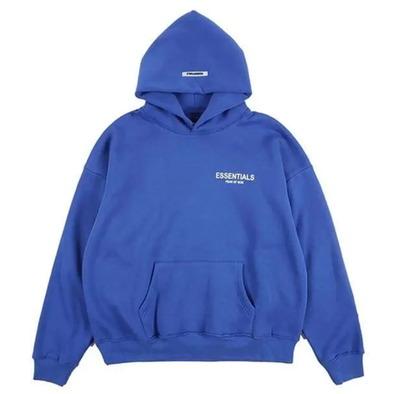 Blue essentials hoodie