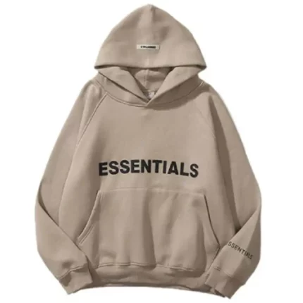 Brown Essentials Hoodie Men Women