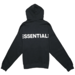 ESSENTIALS 3M Logo Pullover Hoodie- Black