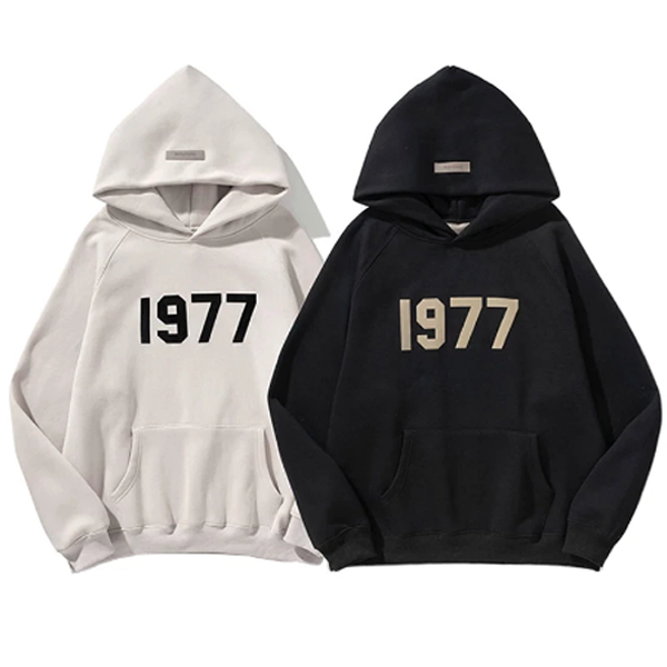 Essentials 1977 Letter Print Hoodie