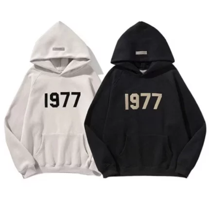 Essentials 1977 Letter Print Hoodie