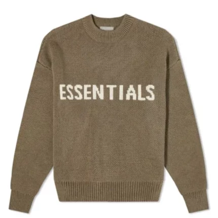 Essentials Knitted Sweater Harvest