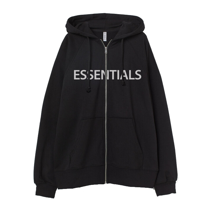 Essentials Oversized Zip-Through Hoodie