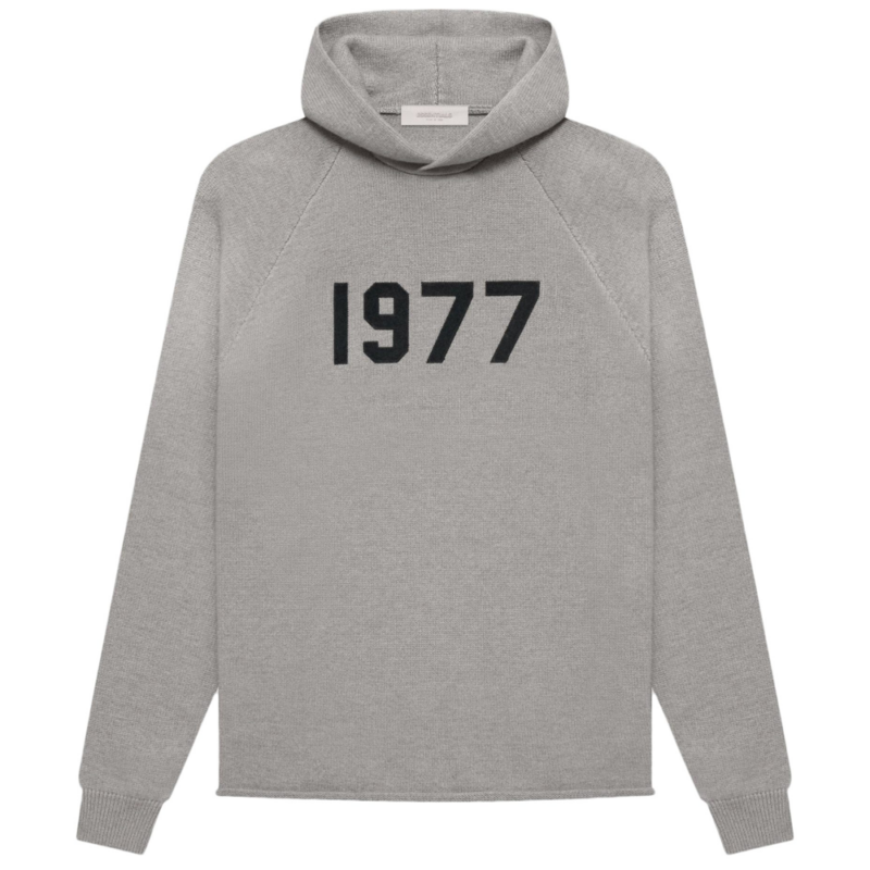 Fear Of God Essentials Knit Hoodie Dark Oatmeal