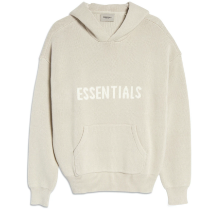 Fear Of God Essentials Knit Pullover Hoodie (SS21) Stone/Oat