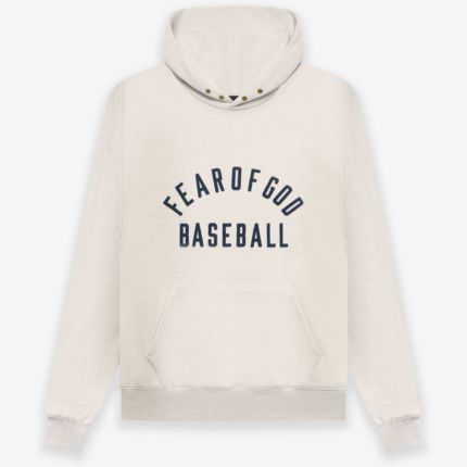 Fear of God Baseball Hoodie – Cream