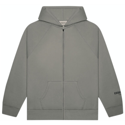 Fear of God Essentials Full Zip Up Hoodie Applique Logo