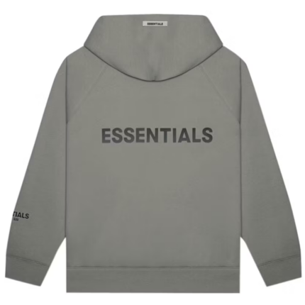 Fear of God Essentials Full Zip Up Hoodie Applique Logo