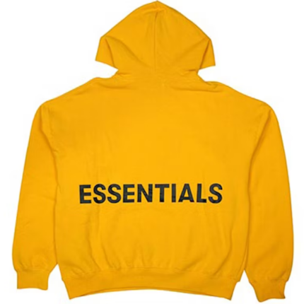 Fear of God Essentials Graphic Pullover Hoodie Yellow