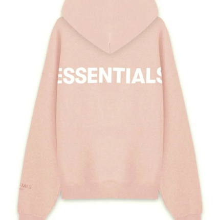 Fear of God Essentials Pink 3M Logo Pullover Hoodie Blush